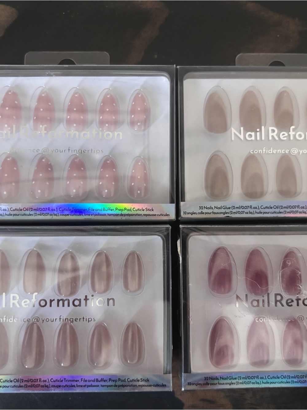 Nail Reformation Pink & Mauve Press-On Nail Set